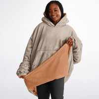 Thumbnail for Apricot Crush and Soft Amber New Color 2024 Oversized Reversible Hoodie