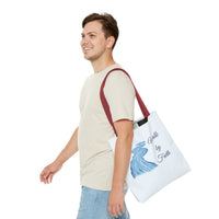Thumbnail for Walk by Faith Tote Bag — Inspirational Scripture Beach Tote
