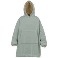 Thumbnail for Neutral Ash Gray and Sand Youth Reversible Hoodie