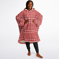 Thumbnail for Christmas Pattern Ugly Christmas Sweater Adult Standard Hoodie