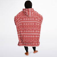 Thumbnail for Christmas Pattern Ugly Christmas Sweater Adult Standard Hoodie
