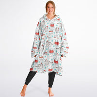 Thumbnail for Christmas Pattern Winter Cat Adult Standard Hoodie