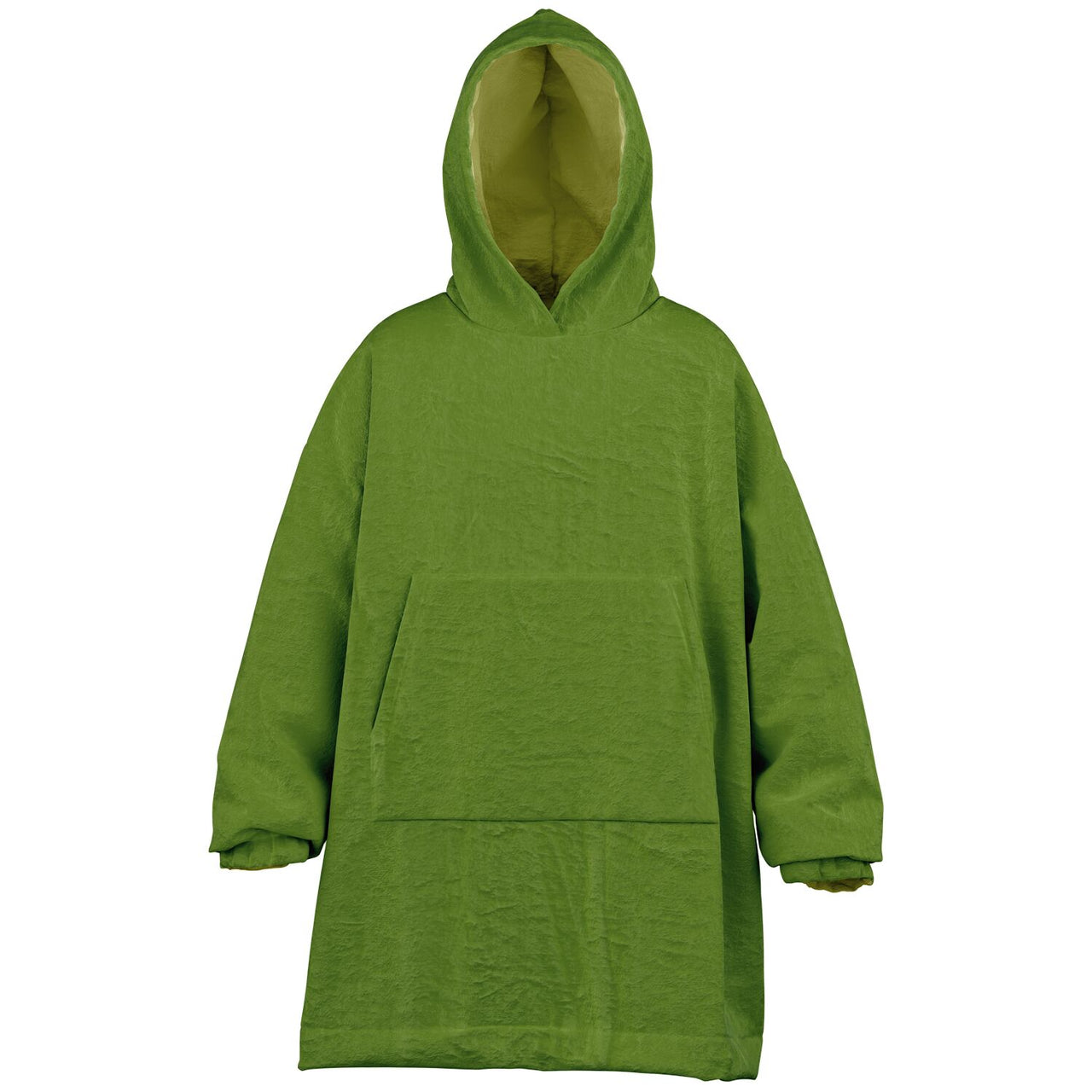 Earthy Tones Olive Drab and Olive Green Youth Reversible Hoodie