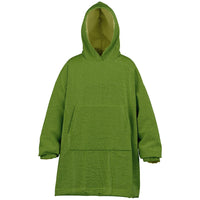 Thumbnail for Earthy Tones Olive Drab and Olive Green Youth Reversible Hoodie