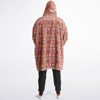 Thumbnail for Smores and Animal 2 Pattern Oversized Reversible Hoodie
