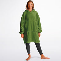 Thumbnail for Earthy Tones Olive Drab and Sandstone Youth Reversible Hoodie