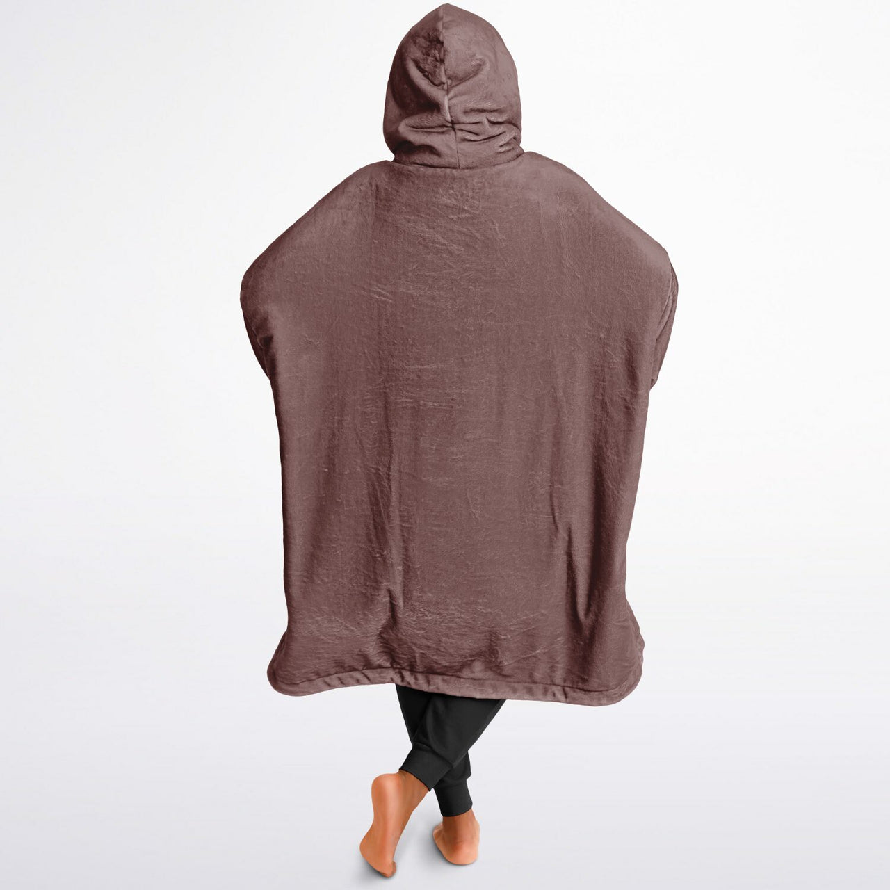 Earthy Tones Roman Peach and Rose Taupe Oversized Reversible Hoodie