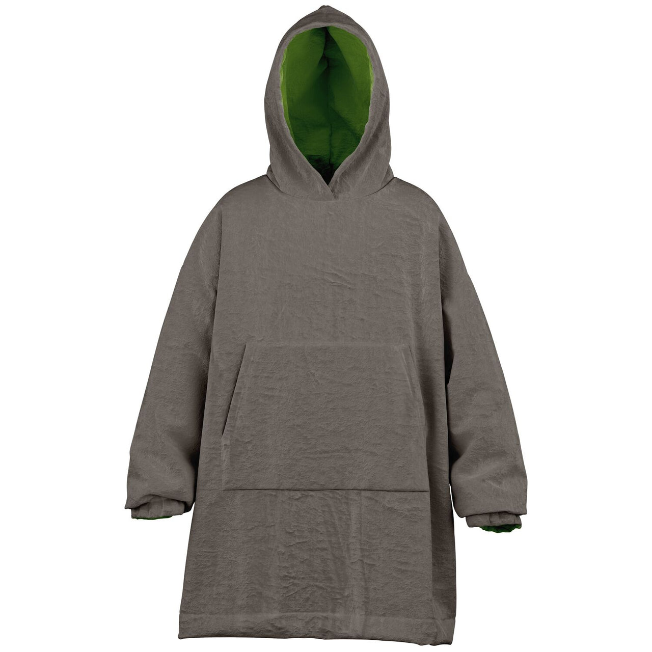 Earthy Tones Olive Drab and Sandstone Youth Reversible Hoodie