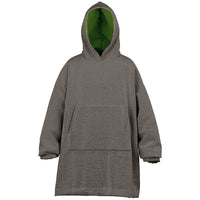 Thumbnail for Earthy Tones Olive Drab and Sandstone Youth Reversible Hoodie