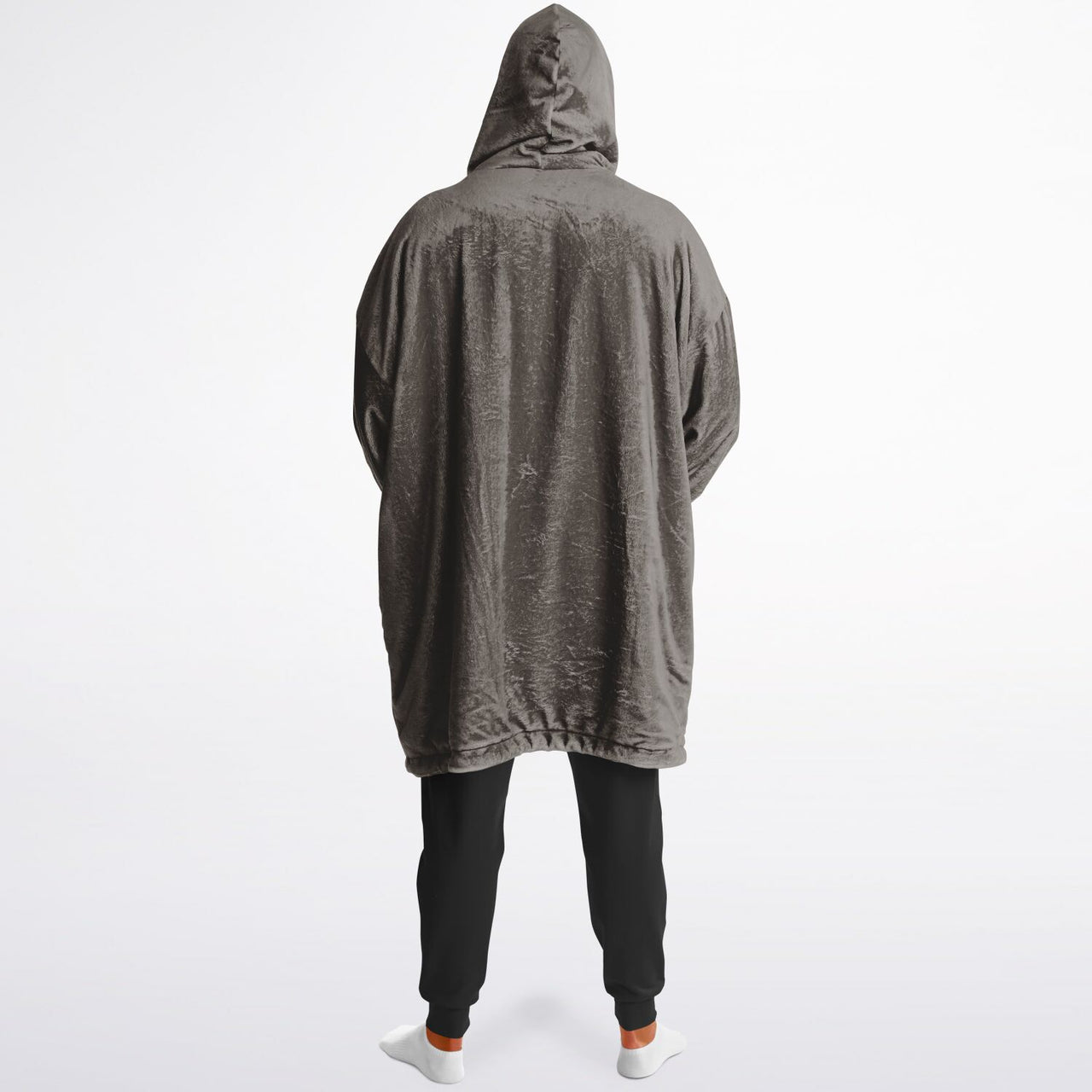 Earthy Tones Rose Taupe and Sandstone Oversized Reversible Hoodie