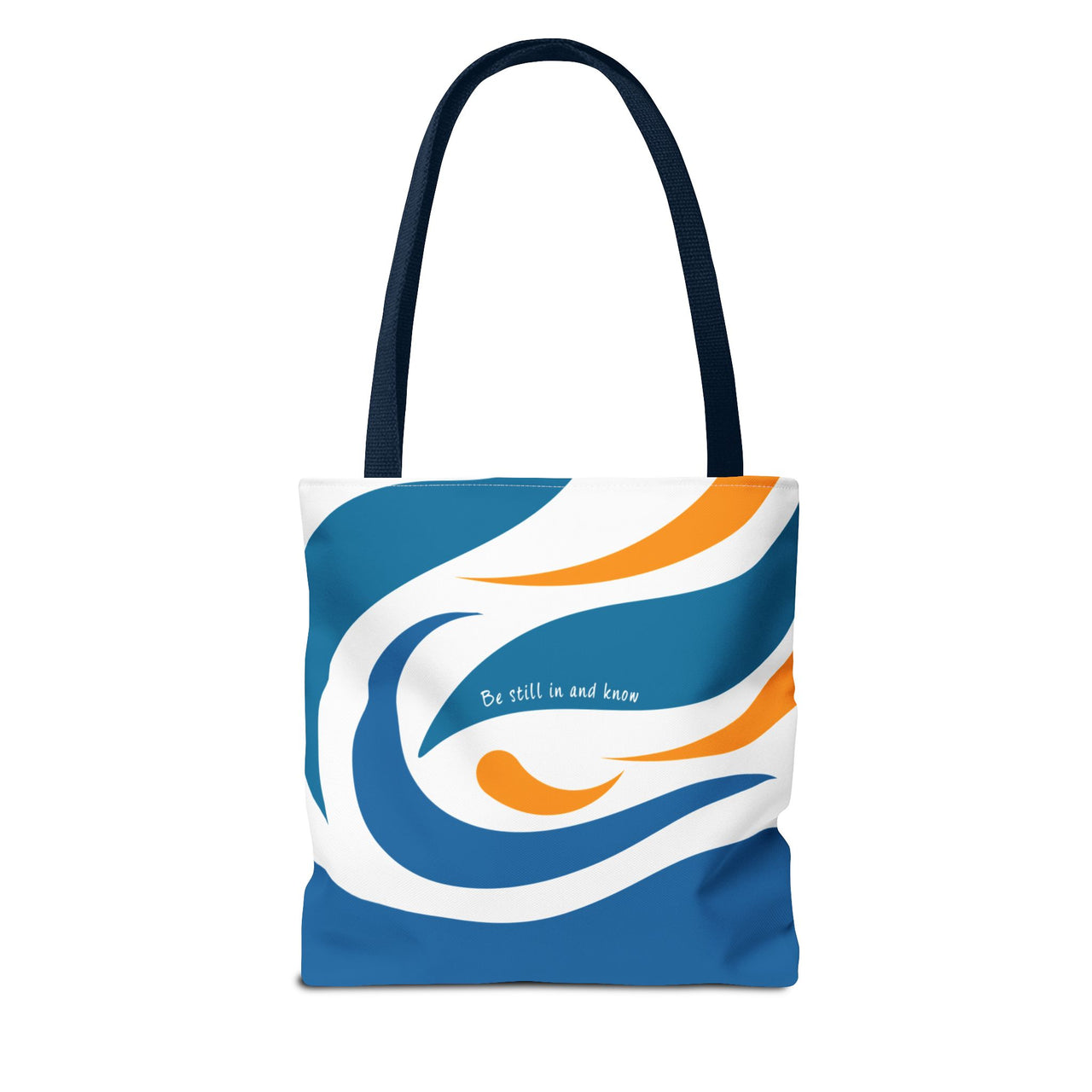 Be Still & Just Listen Wave Tote — Beachy Canvas Tote