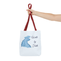 Thumbnail for Walk by Faith Tote Bag — Inspirational Scripture Beach Tote