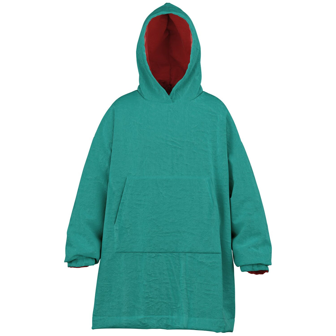 Jewel Opulent Ruby and Emerald Green Youth Reversible Hoodie