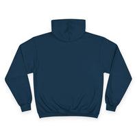 Thumbnail for Trust the Timing Hoodie — Minimal White Champion Pullover