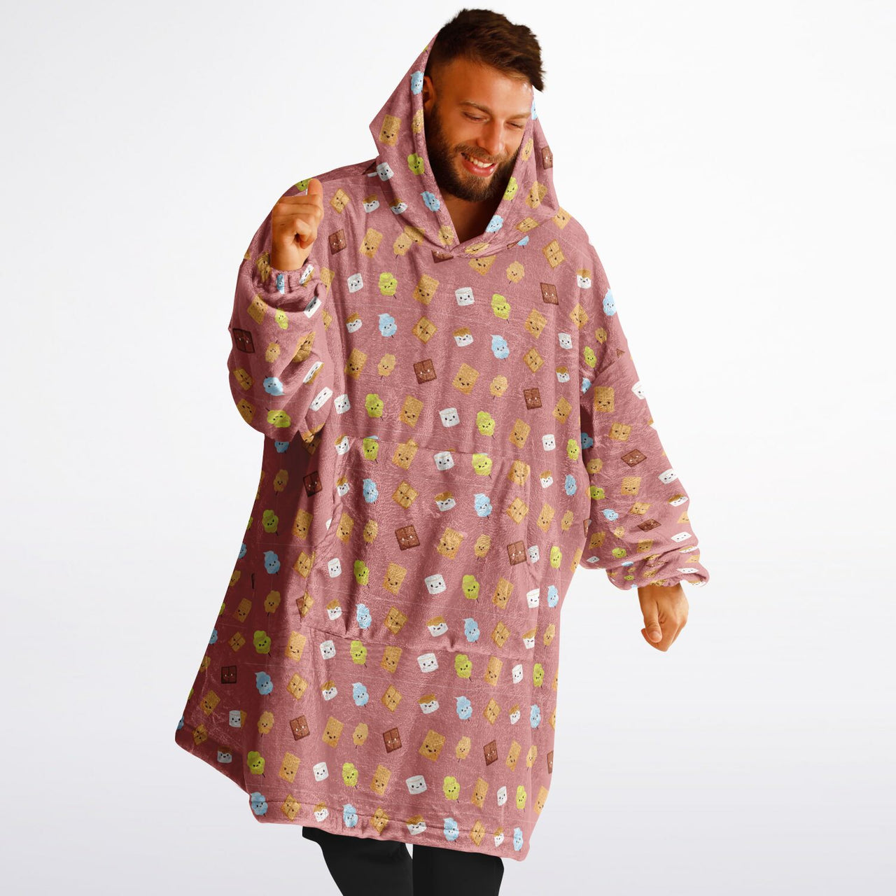 Smores Pattern Snug Hoodie