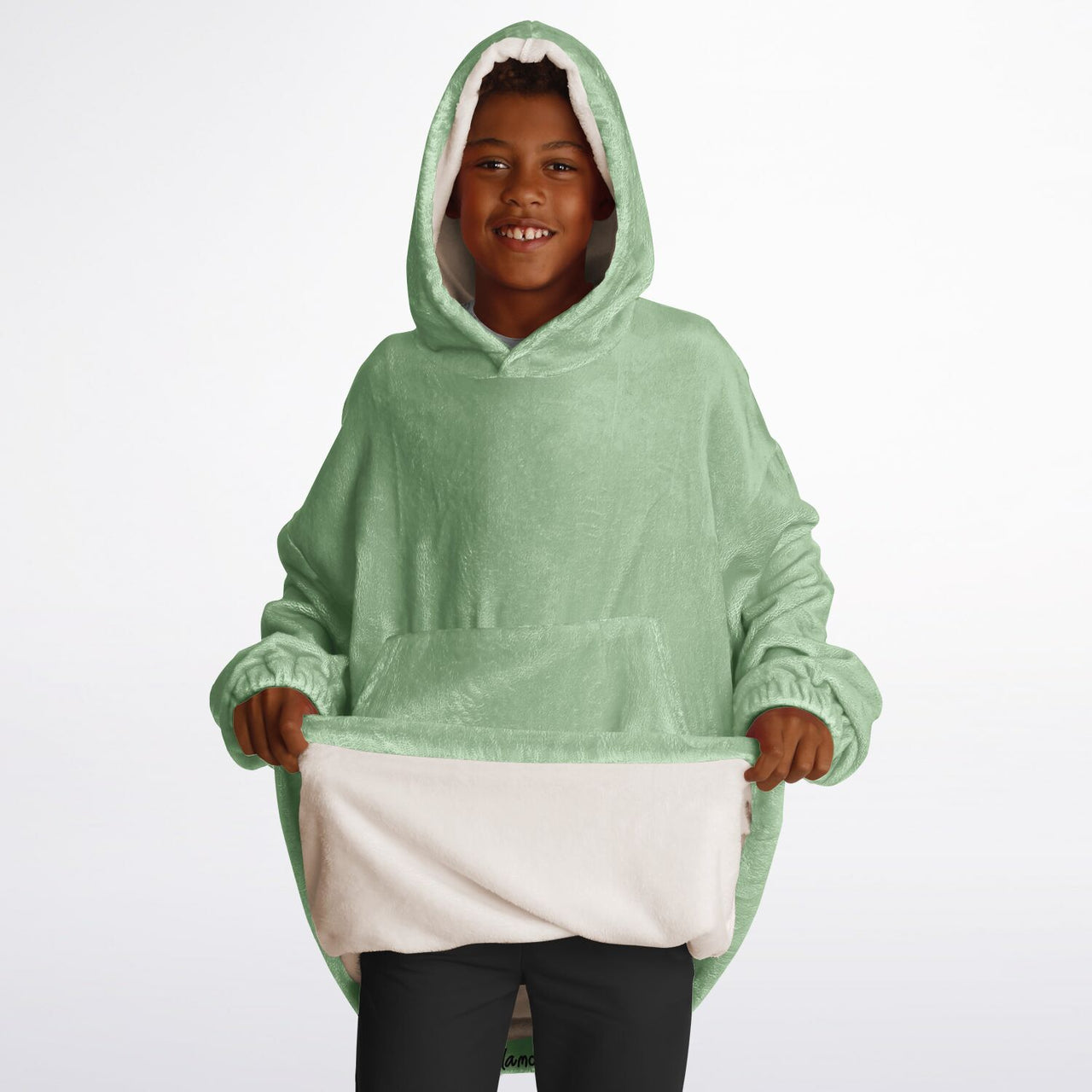 Green pastel hoodie sale