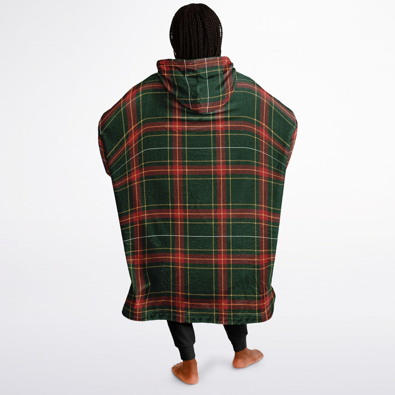 Christmas Pattern Checkered 1 Adult Standard Hoodie