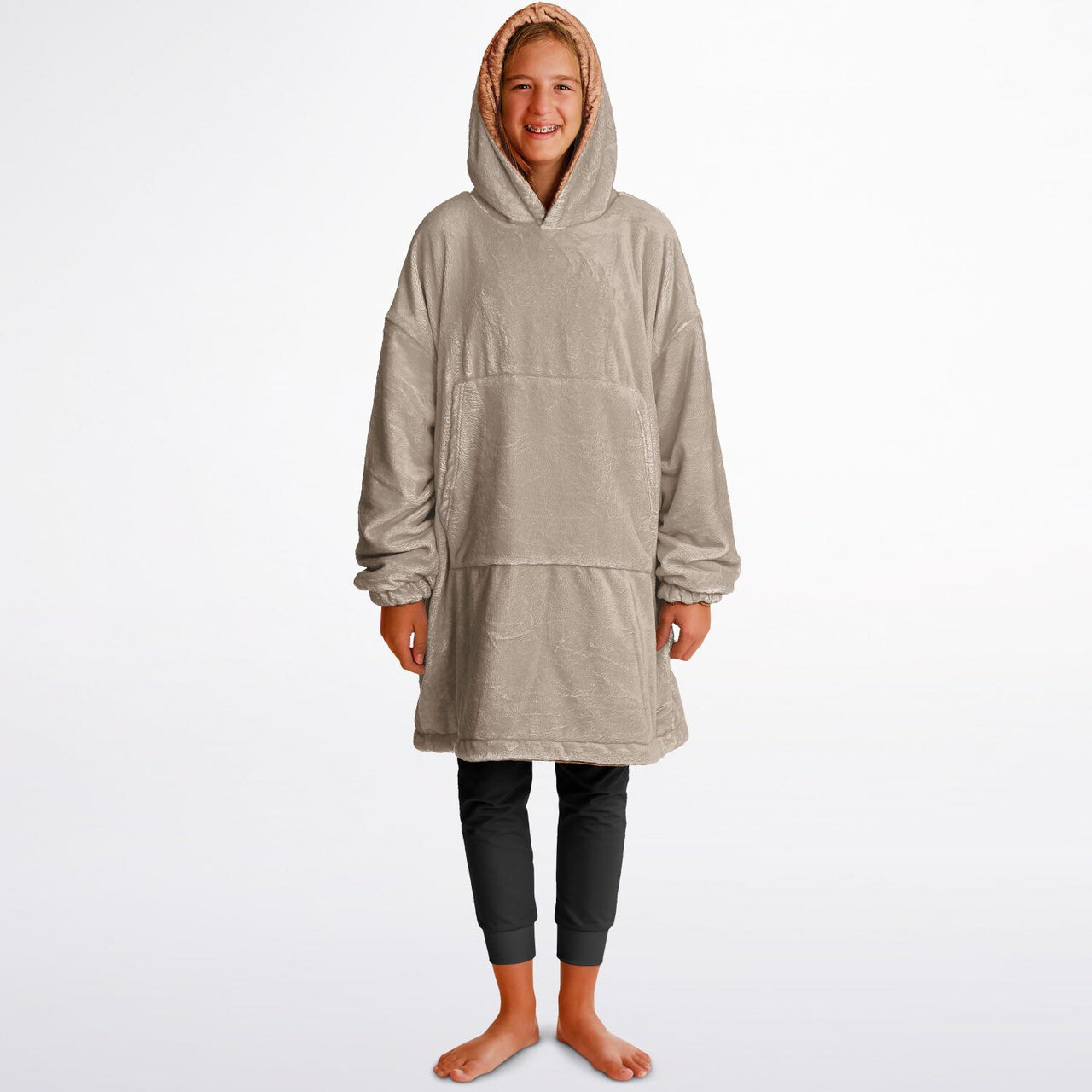 Apricot Crush and Soft Amber New Color 2024 Youth Reversible Hoodie