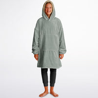 Thumbnail for Neutral Ash Gray and Sand Youth Reversible Hoodie