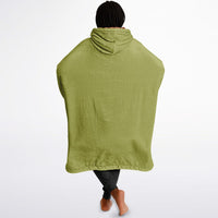 Thumbnail for Earthy Tones Olive Green and Roman Peach Oversized Reversible Hoodie