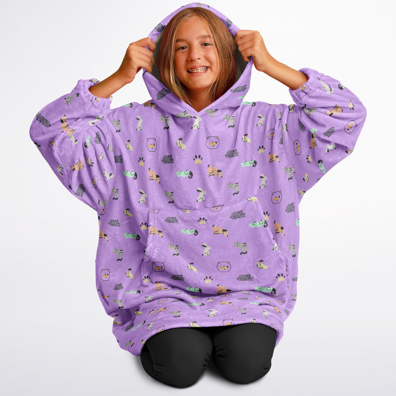 Pattern Animal 2 Youth Standard Hoodie
