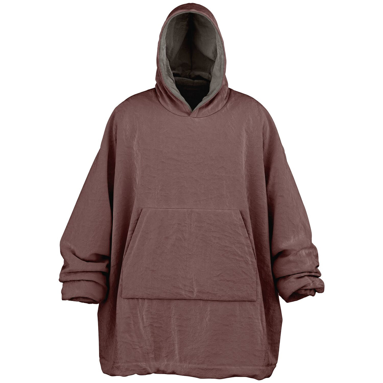 Earthy Tones Rose Taupe and Sandstone Oversized Reversible Hoodie