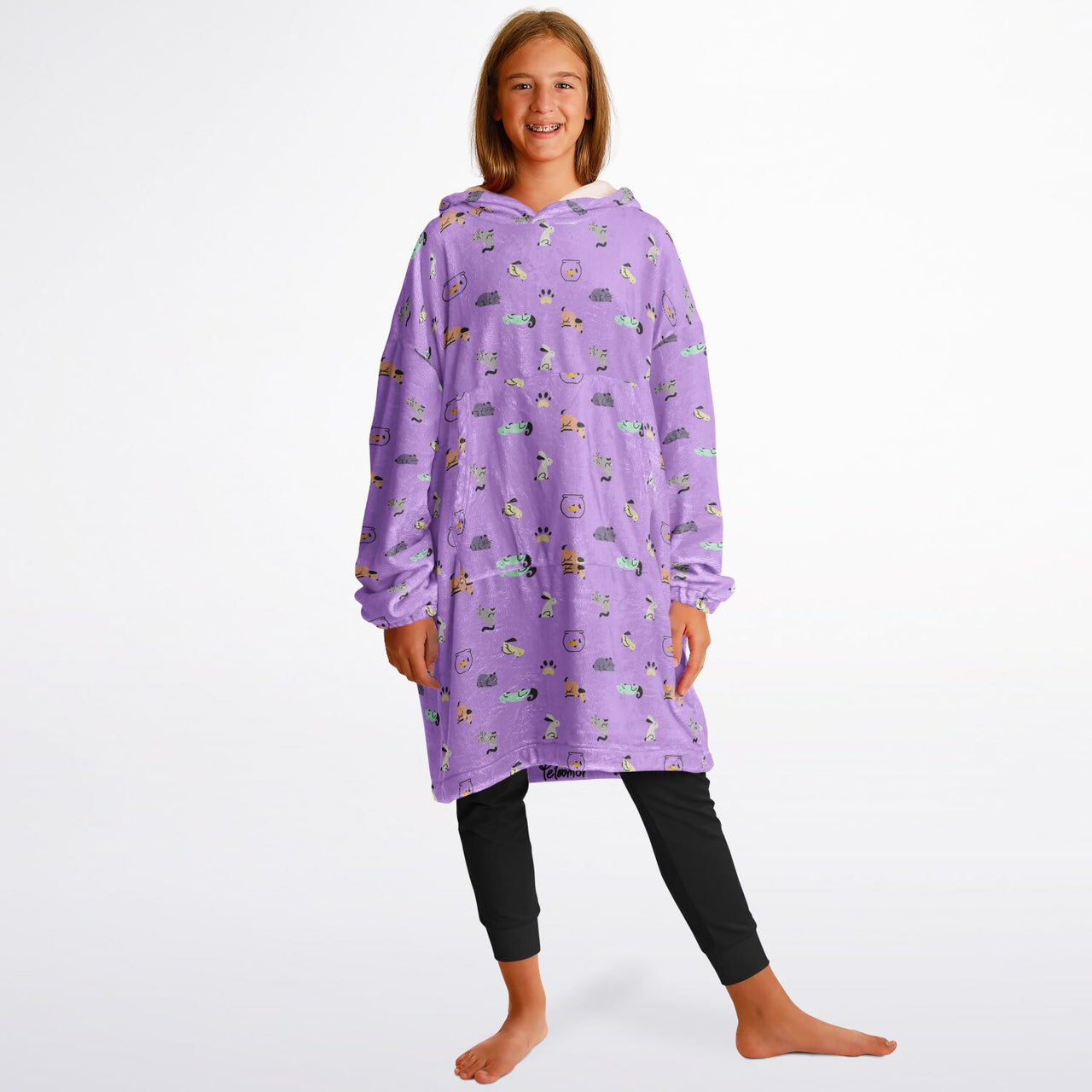 Pattern Animal 2 Youth Standard Hoodie