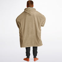 Thumbnail for Neutral Ash Gray and Sand Youth Reversible Hoodie
