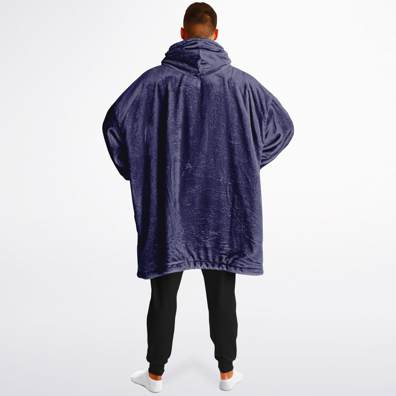 Jewel Opulent Ruby and Deep Amethyst Oversized Reversible Hoodie