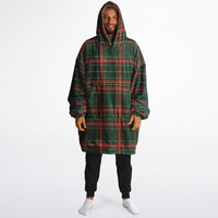 Thumbnail for Christmas Pattern Checkered 2 and Checkered 1 Oversized Reversible Hoodie