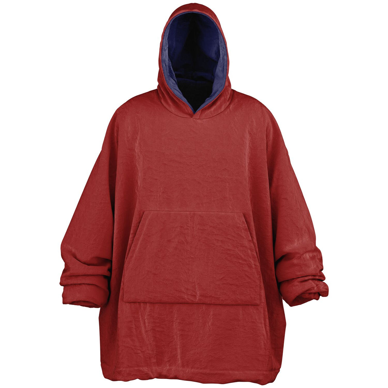 Jewel Opulent Ruby and Deep Amethyst Oversized Reversible Hoodie