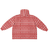 Thumbnail for Christmas Pattern Ugly Christmas Sweater Adult Standard Hoodie
