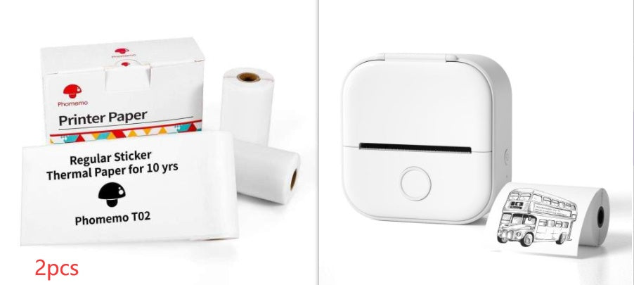 Compact Bluetooth Thermal Printer for Home