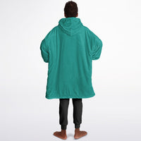 Thumbnail for Jewel Opulent Ruby and Emerald Green Youth Reversible Hoodie