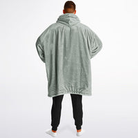 Thumbnail for Neutral Sand and Ash Gray Oversized Reversible Hoodie