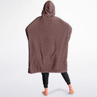 Thumbnail for Earthy Tones Olive Drab and Rose Taupe Oversized Reversible Hoodie