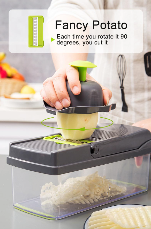 15-in-1 Veggie Dicer and Slicer Kit