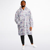 Thumbnail for Christmas Pattern Winter Bear and Winter_Christmas Oversized Reversible Hoodie