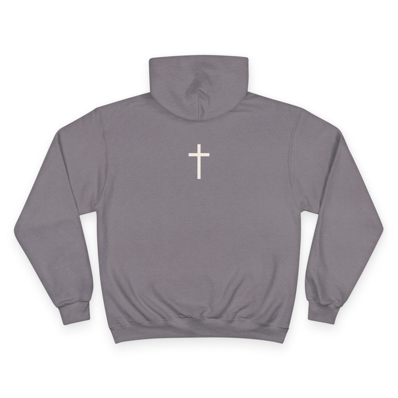 Be Still and Know Hoodie — Minimal Christian Cross Faith Pullover