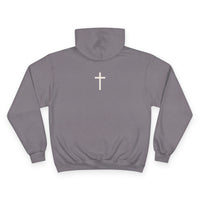 Thumbnail for Be Still and Know Hoodie — Minimal Christian Cross Faith Pullover