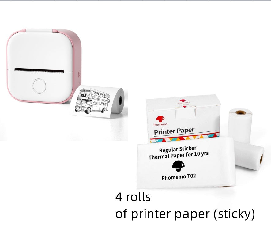 Compact Bluetooth Thermal Printer for Home