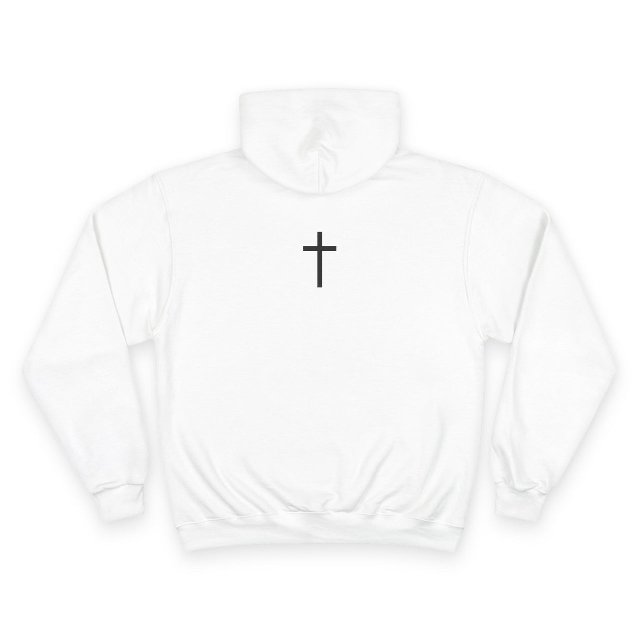 Be Still and Know Hoodie — Minimal Christian Cross Faith Pullover