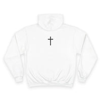 Thumbnail for Be Still and Know Hoodie — Minimal Christian Cross Faith Pullover