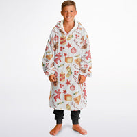 Thumbnail for Red Christmas Pattern Youth Standard Hoodie