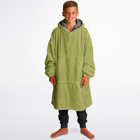 Thumbnail for Earthy Tones Olive Green and Sandstone Youth Reversible Hoodie