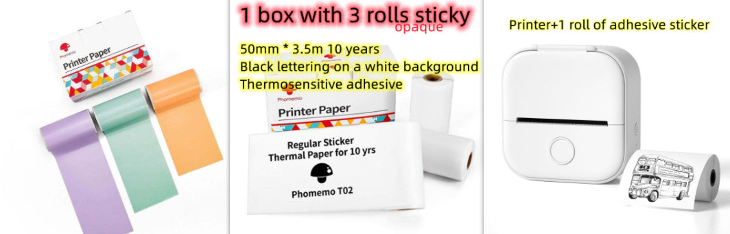 Compact Bluetooth Thermal Printer for Home