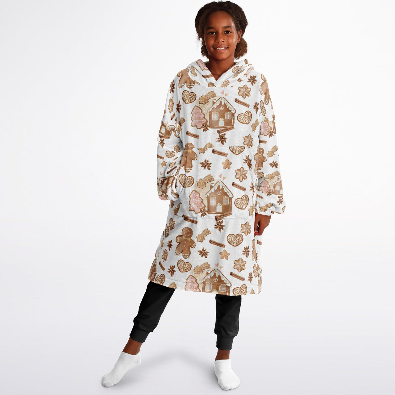 Christmas Pattern  Ginger Bread Youth Standard Hoodie