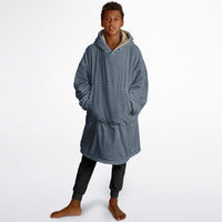 Thumbnail for Neutral Sand and Slate Youth Reversible Hoodie