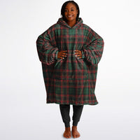 Thumbnail for Christmas Pattern Checkered 2 and Checkered 1 Oversized Reversible Hoodie