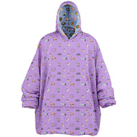 Thumbnail for Animal 2and  Animal 1 Pattern Design Oversized Reversible Hoodie